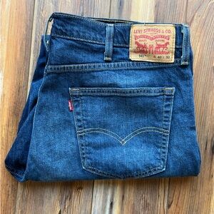 Levi’s 541 Jeans Mens 40x32 Dark Wash Stretch Denim